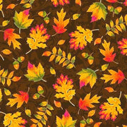 Autumn Leaves from the Autumn Glory Collection by Freckle & Lollie - 100% Cotton
