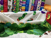 The Very Hungry Caterpillar 16 Fabrics (Panel PLUS 15 Fabrics) - Quilt Shop Quality - Choose Your Cut
