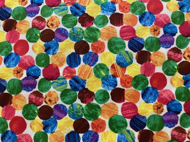 The Very Hungry Caterpillar 16 Fabrics (Panel PLUS 15 Fabrics) - Quilt Shop Quality - Choose Your Cut