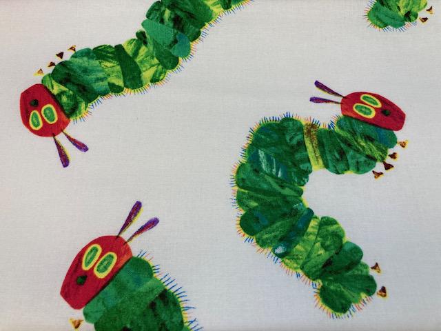 The Very Hungry Caterpillar 16 Fabrics (Panel PLUS 15 Fabrics) - Quilt Shop Quality - Choose Your Cut