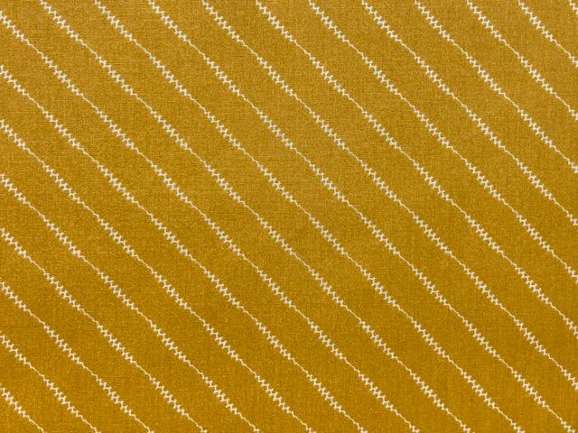 A Stitch in Time in Ochre from the Sew Obsessed Collection from Art Gallery Fabrics - 100% Cotton