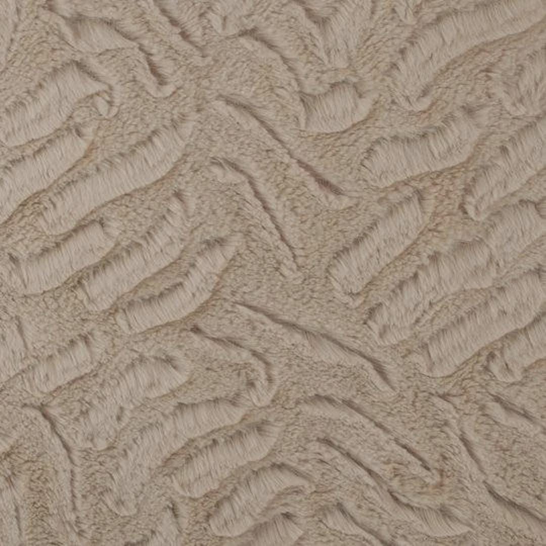 END of BOLT 27" x 60" Minky- Caressa in Camel from EZ Fabrics