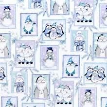 END OF BOLT 27" X 60" Minky Plush Fabric- Peace, Love + Joy Digital Cuddle® in Multi from Shannon Fabrics Digital Collection 2.5mm pile