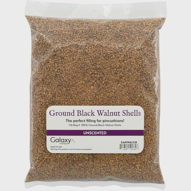 1 Pound of Ground Black Walnut Shells- Unscented - Perfect Filling for Pincushions and More!