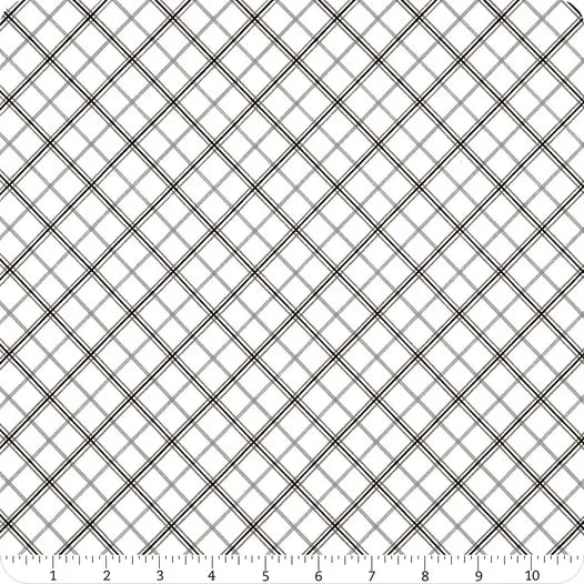 Kimberbell Basics BLACK Plaid from Maywood Studios