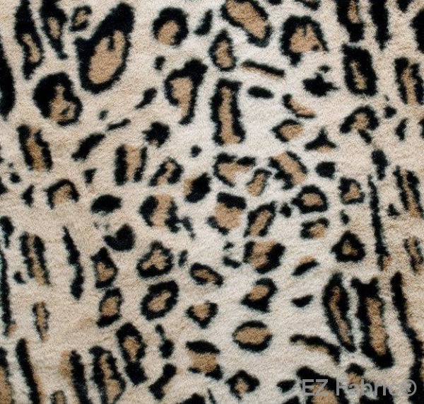 Minky -Lux Snuggle King Tiger Brown/Beige From EZ Fabric