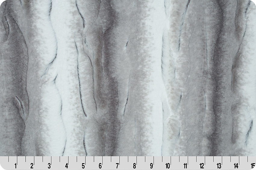Minky -Luxe Cuddle Angora PLATINUM From Shannon Fabrics