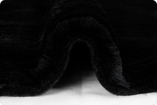 Minky -Luxe Cuddle Arctic Rabbit BLACK From Shannon Fabrics