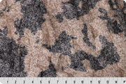 MINKY - Luxe Cuddle Baby Calf MOCHA from Shannon Fabrics - 60" Wide