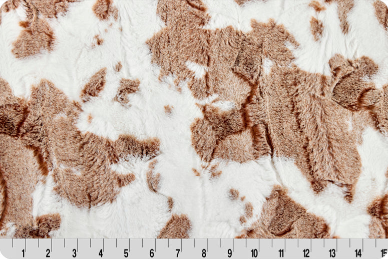 MINKY - Luxe Cuddle Baby Calf WOODLAND from Shannon Fabrics - 60" Wide