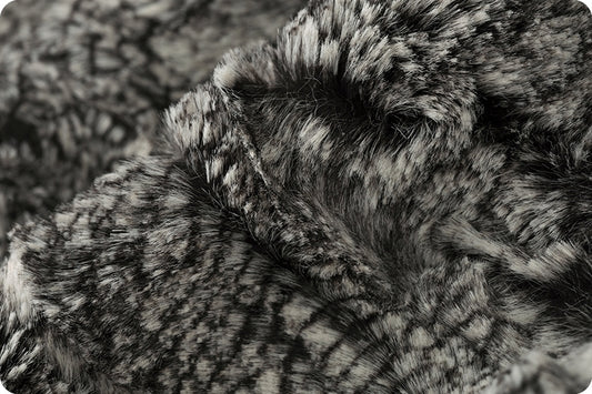Minky - Luxe Cuddle Boa BLACK From Shannon Fabrics