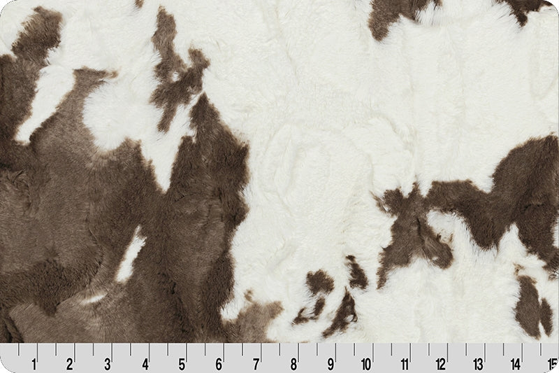 Minky - Luxe Cuddle Calf BROWNIE From Shannon Fabrics - 60" Wide