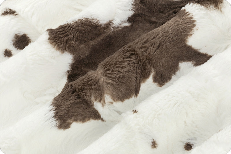 Minky - Luxe Cuddle Calf BROWNIE From Shannon Fabrics - 60" Wide