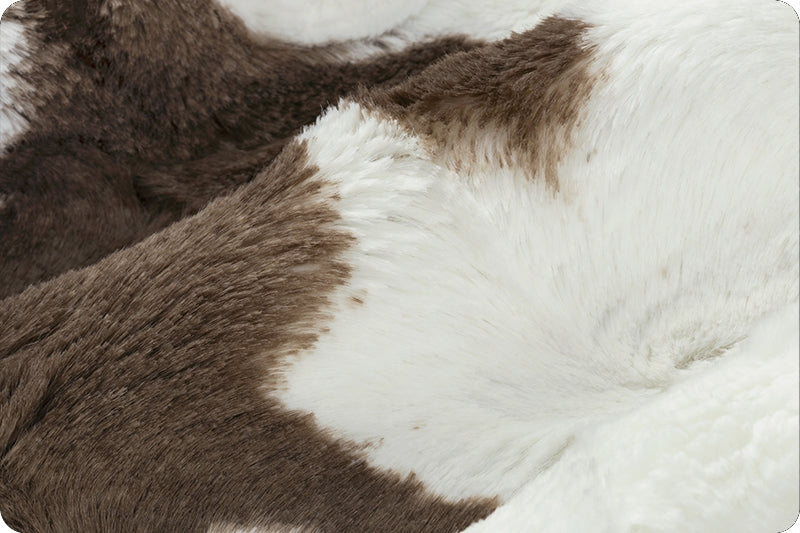 Minky - Luxe Cuddle Calf BROWNIE From Shannon Fabrics - 60" Wide