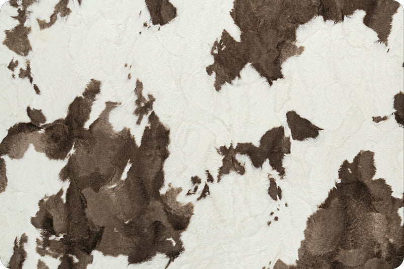 Minky - Luxe Cuddle Calf BROWNIE From Shannon Fabrics - 60" Wide