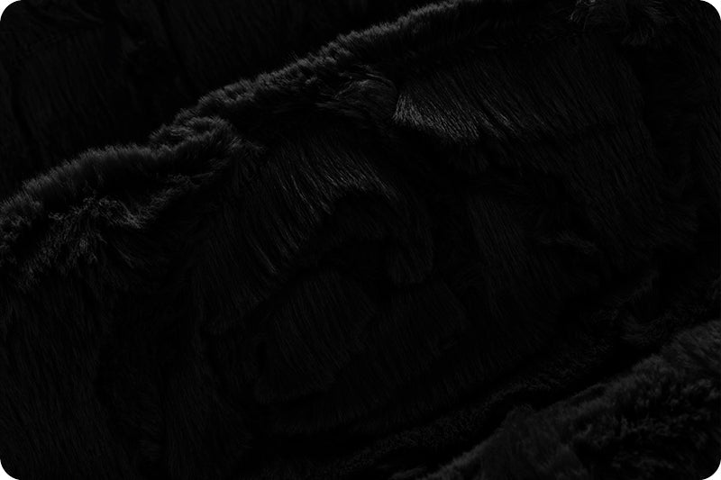 Minky - Luxe Cuddle Demi Rose BLACK From Shannon Fabrics