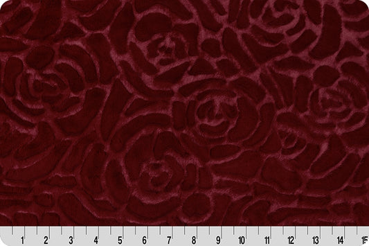 Minky - Luxe Cuddle Demi Rose Merlot From Shannon Fabrics