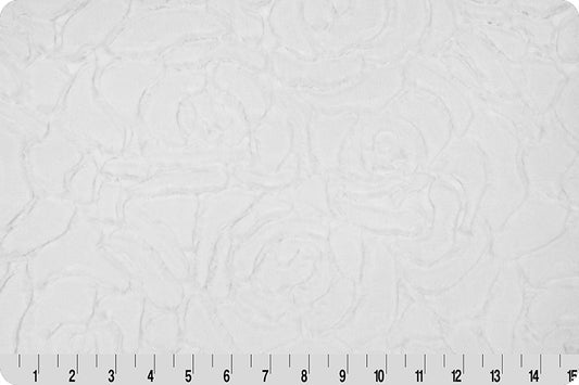 Minky - Luxe Cuddle Demi Rose SNOW From Shannon Fabrics