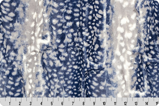 Minky - Luxe Cuddle Fawn Navy From Shannon Fabrics