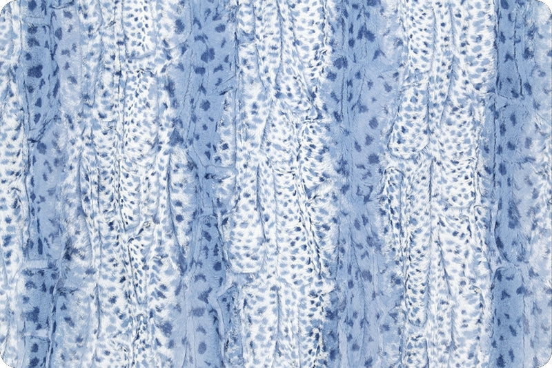 Minky - Luxe Cuddle Fawn BLUEBELL From Shannon Fabrics - 60" Wide