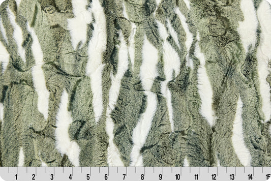 MINKY - Luxe Cuddle Frosted Himalayan LODEN from Shannon Fabrics