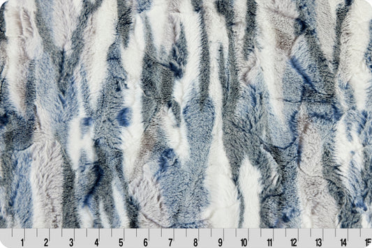 MINKY - Luxe Cuddle Frosted Himalayan NAVY from Shannon Fabrics