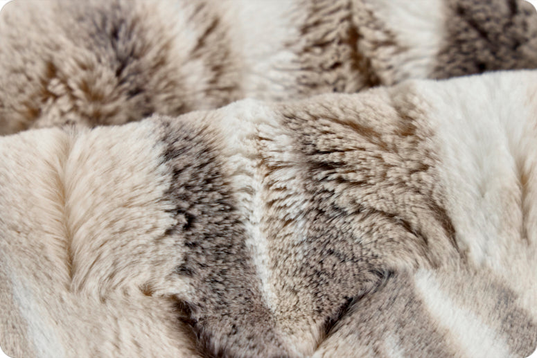 MINKY - Luxe Cuddle Frosted Himalayan PEWTER from Shannon Fabrics