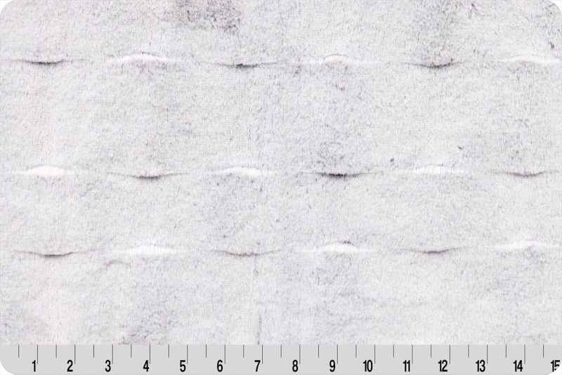 Minky - Luxe Cuddle Frost Marbella CHARCOAL/CLOUDY From Shannon Fabrics