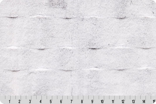 Minky - Luxe Cuddle Frost Marbella CHARCOAL/CLOUDY From Shannon Fabrics