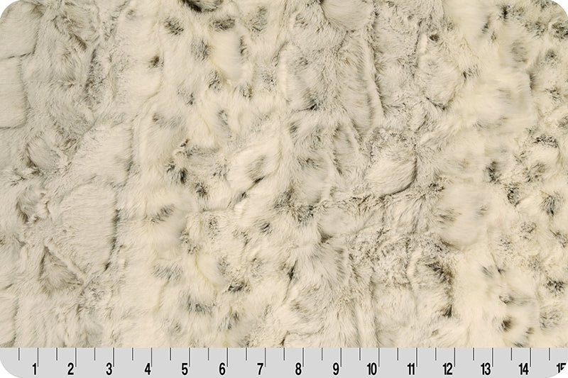 Minky - Luxe Cuddle Frost Lynx Natural/Taupe From Shannon Fabrics