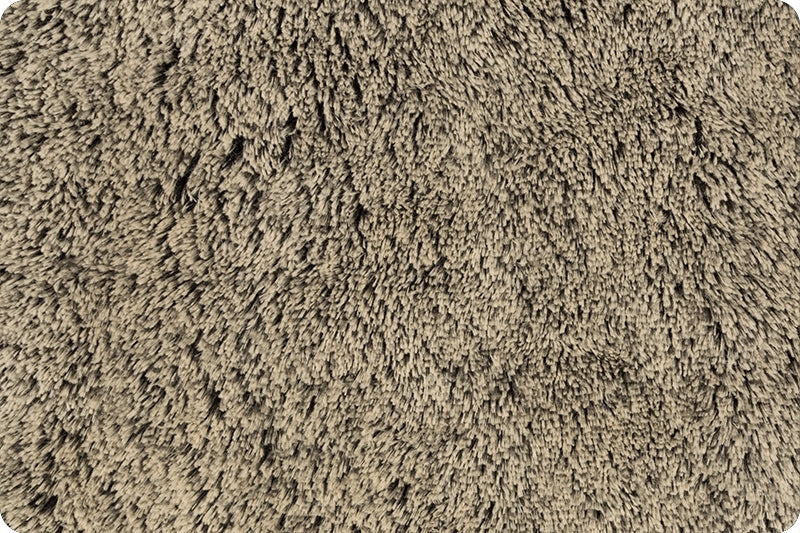 Minky - Luxe Cuddle Frosted Shaggy BLACK/BEIGE From Shannon Fabrics