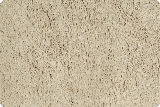 Minky - Luxe Cuddle Frosted Shaggy SAND/SNOW From Shannon Fabrics