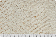 Minky - Luxe Cuddle® Frosted Zebra CAMEL From Shannon Fabrics - 60" Wide