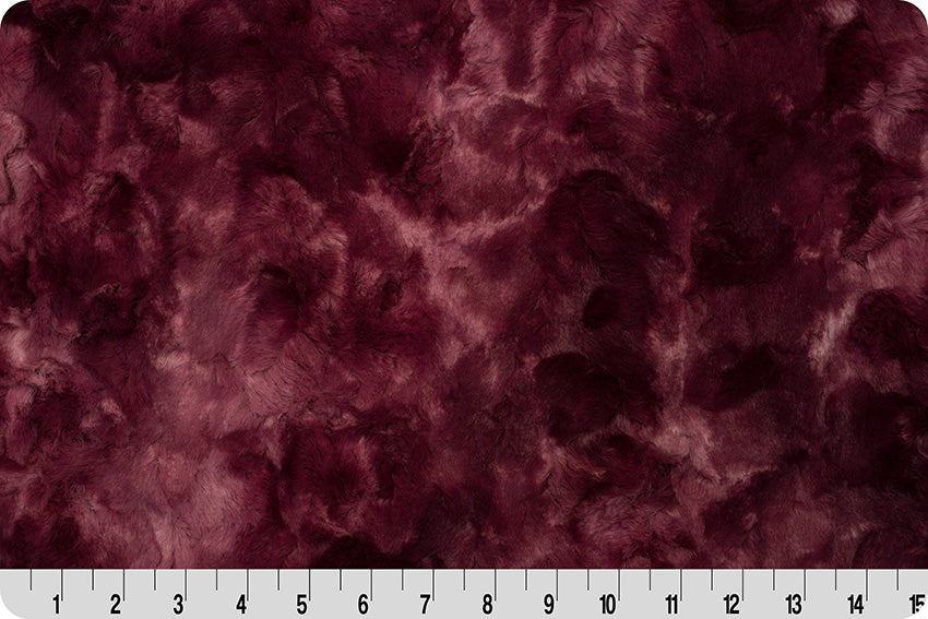 Minky - Luxe Cuddle® Galaxy MERLOT from Shannon Fabrics
