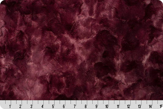 Minky - Luxe Cuddle® Galaxy MERLOT from Shannon Fabrics