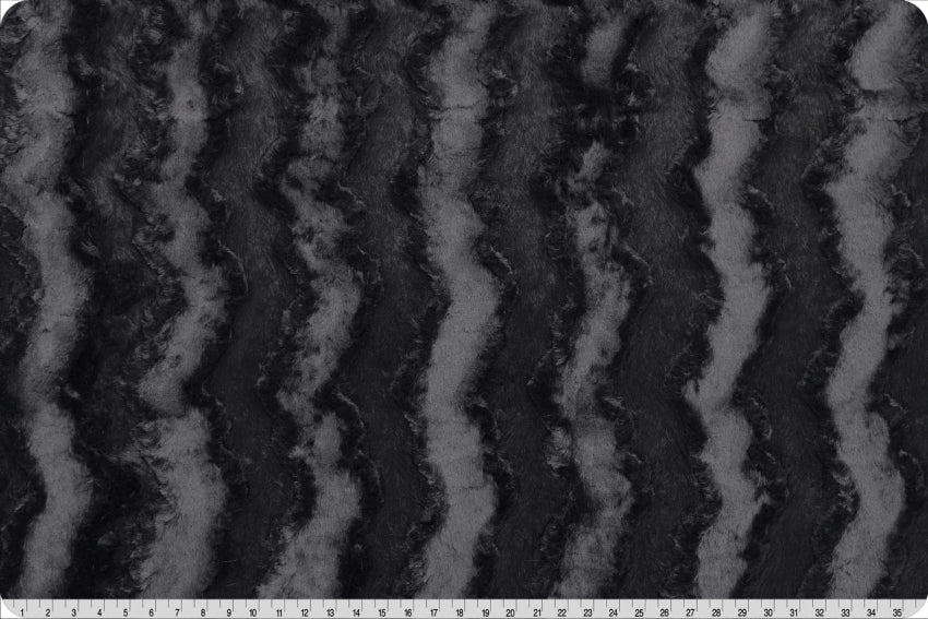 Minky- Luxe Cuddle® Glacier BLACK From Shannon Fabrics