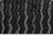 Minky- Luxe Cuddle® Glacier BLACK From Shannon Fabrics