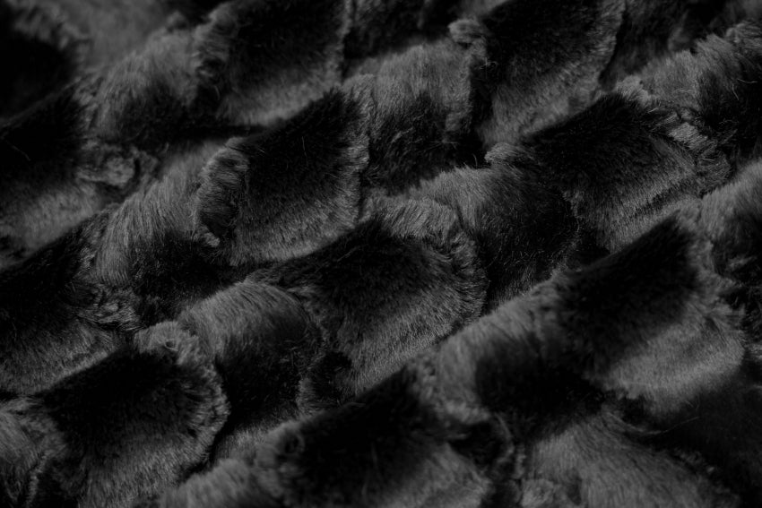 Minky- Luxe Cuddle® Glacier BLACK From Shannon Fabrics