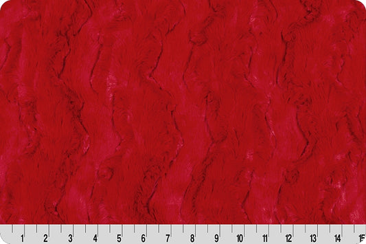 Minky- Luxe Cuddle® Glacier CARDINAL From Shannon Fabrics