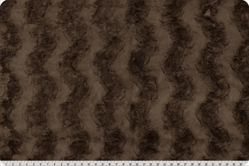 Minky- Luxe Cuddle® Glacier CHOCOLATE From Shannon Fabrics