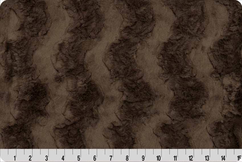 Minky- Luxe Cuddle® Glacier CHOCOLATE From Shannon Fabrics