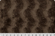 Minky- Luxe Cuddle® Glacier CHOCOLATE From Shannon Fabrics