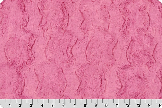 Minky- Luxe Cuddle® Glacier HOT PINK From Shannon Fabrics