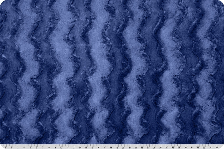 Minky- Luxe Cuddle® Glacier NAVY From Shannon Fabrics