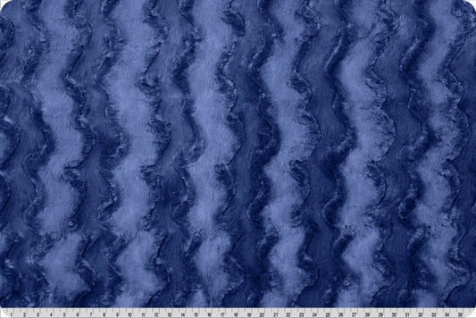Minky- Luxe Cuddle® Glacier NAVY From Shannon Fabrics