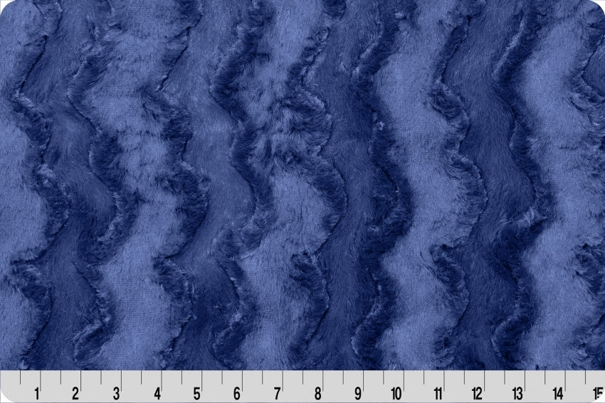Minky- Luxe Cuddle® Glacier NAVY From Shannon Fabrics