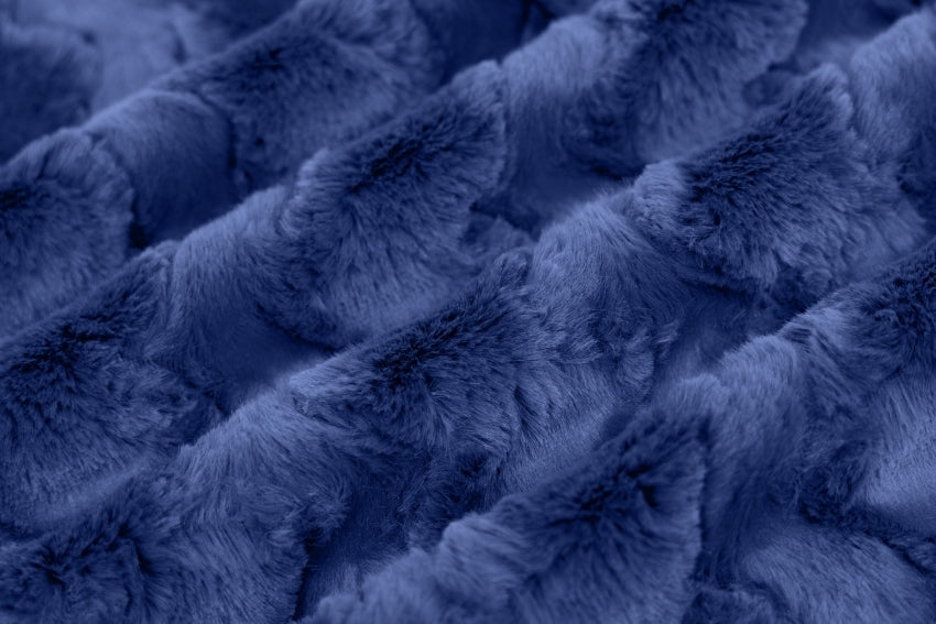 Minky- Luxe Cuddle® Glacier NAVY From Shannon Fabrics