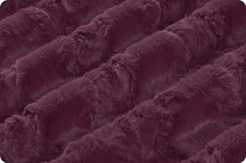 Minky- Luxe Cuddle® Glacier PLUMWINE From Shannon Fabrics