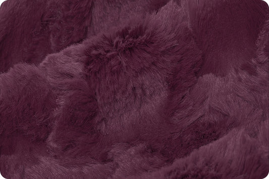 Minky- Luxe Cuddle® Glacier PLUMWINE From Shannon Fabrics