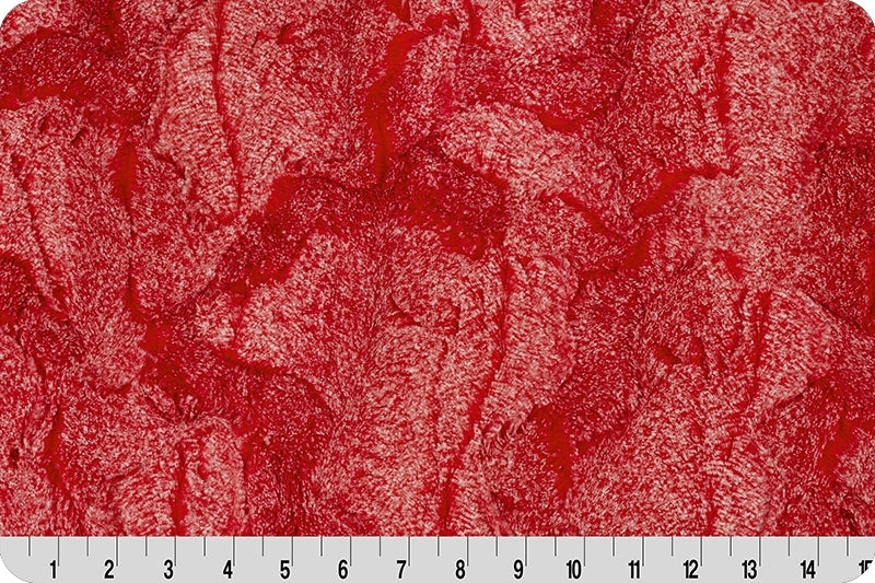 Minky - Luxe Cuddle Heather PEPPERMINT From Shannon Fabrics - 60" Wide